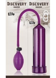 Фиолетовая вакуумная помпа Discovery Racer Purple - Lola Games - во Владикавказе купить с доставкой