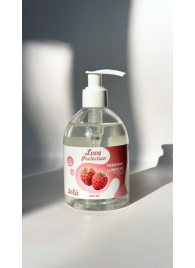 Лубрикант на водной основе Love Protection Raspberry с ароматом малины - 300 мл. - Lola Games - купить с доставкой во Владикавказе