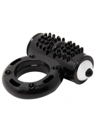 Черное эрекционное кольцо с 10 режимами вибрации - Baile - во Владикавказе купить с доставкой