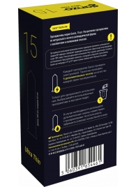 Прозрачные ультратонкие презервативы Ganzo Ultra thin - 15 шт. - Ganzo - купить с доставкой во Владикавказе