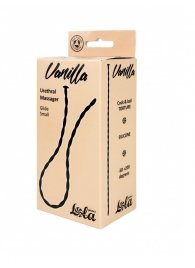 Черный уретральный массажер Glide Small - 30 см. - Lola Games - купить с доставкой во Владикавказе