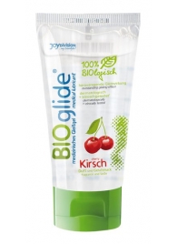 Гель-лубрикант на водной основе с ароматом вишни BIOglide Kirsch - 80 мл. - Joy Division - купить с доставкой во Владикавказе