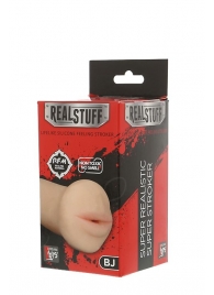Нежный мастурбатор-ротик REALSTUFF 5INCH MASTURBATOR BJ - Dream Toys - во Владикавказе купить с доставкой