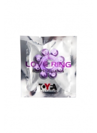 Мягкая фиолетовая гелевая насадка - Toyfa Basic - во Владикавказе купить с доставкой