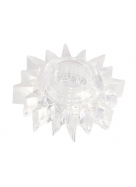 Прозрачное гелевое эрекционное кольцо-солнце - Toyfa Basic - во Владикавказе купить с доставкой