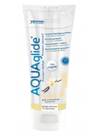 Смазка на водной основе AQUAglide с ароматом ванили - 100 мл. - Joy Division - купить с доставкой во Владикавказе