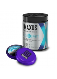 Гладкие презервативы Maxus G spot с двойной спиралью - 15 шт. - Maxus - купить с доставкой во Владикавказе
