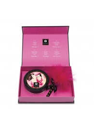 Массажная пудра с ароматом малины Raspberry Feeling - Shunga - купить с доставкой во Владикавказе