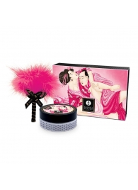 Массажная пудра с ароматом малины Raspberry Feeling - Shunga - купить с доставкой во Владикавказе