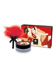 Массажная пудра с ароматом клубники и шампанского Strawberry Wine - Shunga - купить с доставкой во Владикавказе