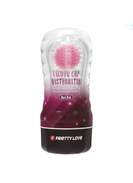 Прозрачный текстурированный мастурбатор Vacuum Cup Masturbator Black Hole - Baile - во Владикавказе купить с доставкой
