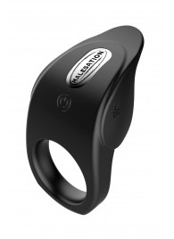 Черное эрекционное виброкольцо Vibro Lust Ring - MALESATION - во Владикавказе купить с доставкой