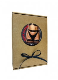 Черный пояс с гартерами «БДСМ Барби» - БДСМ Арсенал - купить с доставкой во Владикавказе