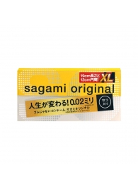 Презервативы увеличенного размера Sagami Original 0.02 XL-size - 12 шт. - Sagami - купить с доставкой во Владикавказе