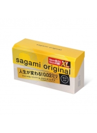 Презервативы увеличенного размера Sagami Original 0.02 XL-size - 12 шт. - Sagami - купить с доставкой во Владикавказе