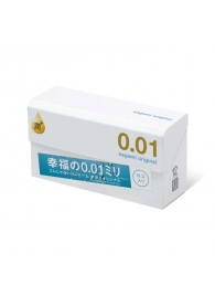 Увлажнённые презервативы Sagami Original 0.01 Extra Lub - 12 шт. - Sagami - купить с доставкой во Владикавказе