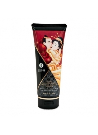 Массажный крем для тела с ароматом клубники и шампанского Sparkling Strawberry Wine - 200 мл. - Shunga - купить с доставкой во Владикавказе