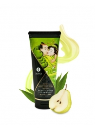 Массажный крем для тела с ароматом груши и зелёного чая Pear   Exotic Green Tea - 200 мл. - Shunga - купить с доставкой во Владикавказе