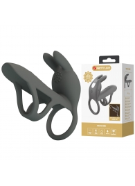 Серая стимулирующая насадка на пенис Matty - Baile - во Владикавказе купить с доставкой