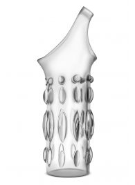 Прозрачная насадка на пенис Stretchy Studded Penis Sleeve Ring - Blush Novelties - во Владикавказе купить с доставкой