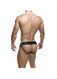 Телесный фаллопротез на черных эластичных ремнях 7 Inch Hollow Strap On - 17 см. - Blush Novelties - купить с доставкой во Владикавказе