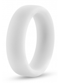 Белое люминесцентное эрекционное кольцо Silicone Glo Cock Ring - Blush Novelties - во Владикавказе купить с доставкой