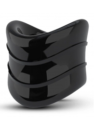 Черное эрекционное кольцо на мошонку Beef Ball Stretcher Snug X Long - Blush Novelties - во Владикавказе купить с доставкой