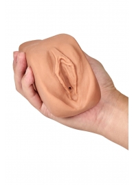 Маструбатор-вагина с вибрацией Soft   Wet Renata Realistic Tan Masturbator - Blush Novelties - во Владикавказе купить с доставкой