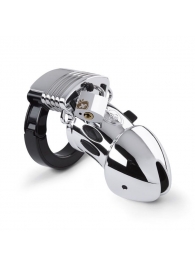 Мужской пояс верности Pubic Enemy No1 Silver Edition - MyStim - купить с доставкой во Владикавказе