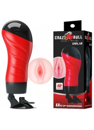 Мастурбатор-вагина Delia с вибрацией и присоской - Baile - во Владикавказе купить с доставкой