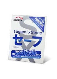 Презерватив Sagami Xtreme Ultrasafe с двойным количеством смазки - 1 шт. - Sagami - купить с доставкой во Владикавказе