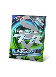Презерватив Sagami Xtreme Mint с ароматом мяты - 1 шт. - Sagami - купить с доставкой во Владикавказе