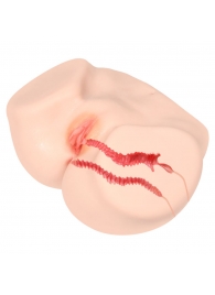 Мастурбатор-полуторс с двойным слоем материала Vanilla Onahole Real Vagina - KOKOS - во Владикавказе купить с доставкой