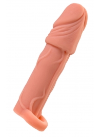 Телесная удлиняющая насадка с подхватом - 16 см. - ToyFa - во Владикавказе купить с доставкой