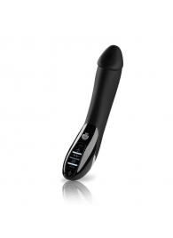 Вибратор с электростимуляцией Tickling Truman Black Edition - 27 см. - MyStim - купить с доставкой во Владикавказе