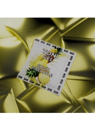 Саше лубриканта для орального секса SGAN со вкусом кислого ананаса - 5 мл. - SGAN - купить с доставкой во Владикавказе