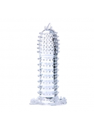 Прозрачная насадка на фаллос с закрытой головкой - 14 см. - Baile - во Владикавказе купить с доставкой