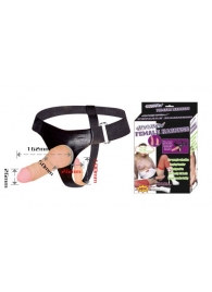 Фаллопротез на трусиках с вагинальной пробкой - 16,5 см. - Baile - купить с доставкой во Владикавказе