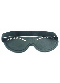 Черная маска с декором - БДСМ Арсенал - купить с доставкой во Владикавказе