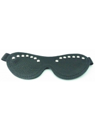 Черная маска с декором - БДСМ Арсенал - купить с доставкой во Владикавказе