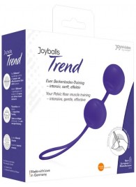 Фиолетовые вагинальные шарики Joyballs Trend - Joy Division