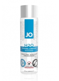 Возбуждающий лубрикант на водной основе JO Personal Lubricant H2O Warming - 120 мл. - System JO - купить с доставкой во Владикавказе