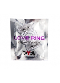 Прозрачное виброкольцо с двумя вибропульками - Toyfa Basic - во Владикавказе купить с доставкой