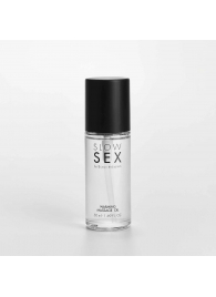 Съедобное cогревающее массажное масло Slow Sex - 50 мл. - Bijoux Indiscrets - купить с доставкой во Владикавказе