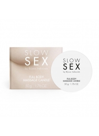 Массажная свеча для всего тела Slow Sex - 50 гр. - Bijoux Indiscrets - купить с доставкой во Владикавказе