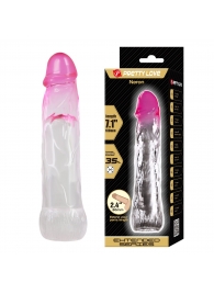 Прозрачная насадка-удлинитель Neron - 18 см. - Baile - во Владикавказе купить с доставкой