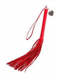 Красная кожаная плеть с петлёй - 50 см. - Pecado - купить с доставкой во Владикавказе