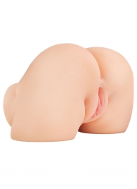 Телесный мастурбатор-полуторс с вибрацией Shake That Ass - Pipedream - во Владикавказе купить с доставкой