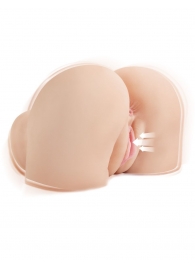 Телесный мастурбатор-полуторс с вибрацией и эффектом всасывания Back That Ass Up - Pipedream - во Владикавказе купить с доставкой