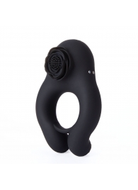 Черное эрекционное кольцо Abe с пультом ДУ - BeYourLover - во Владикавказе купить с доставкой